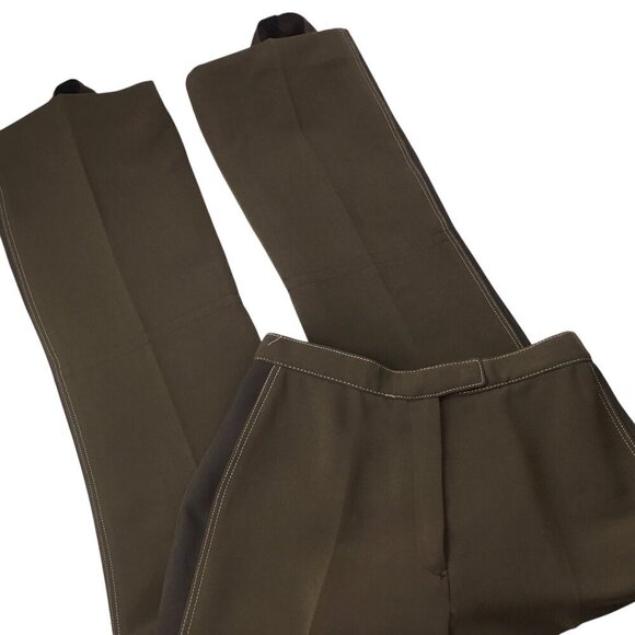 Vintage White Stag Austria Ski Pants Stirrup Stretch Brown Unisex Adults 28 x 31 - Picture 2 of 12